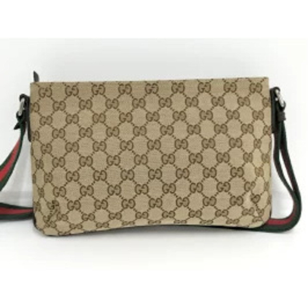 Gucci Bag GG Canvas Beige Sherry Shoulder